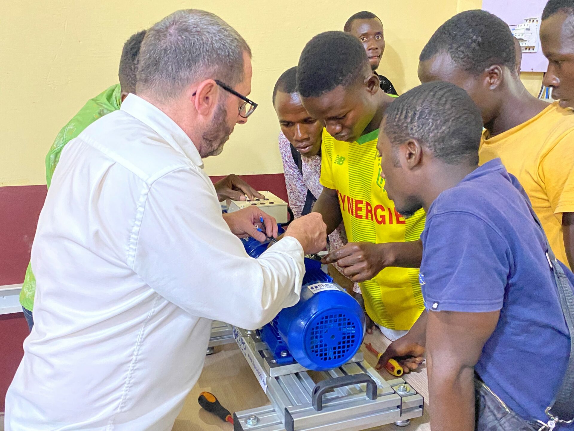 inauguration de la salle de travaux pratique à l’IST de Mamou