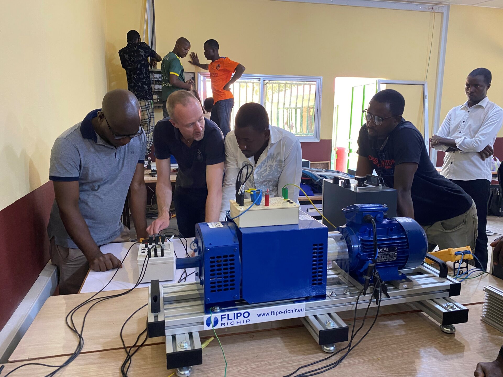 inauguration de la salle de travaux pratique à l’IST de Mamou