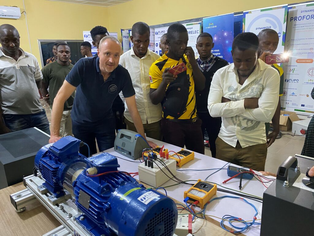 inauguration de la salle de travaux pratique à l’IST de Mamou