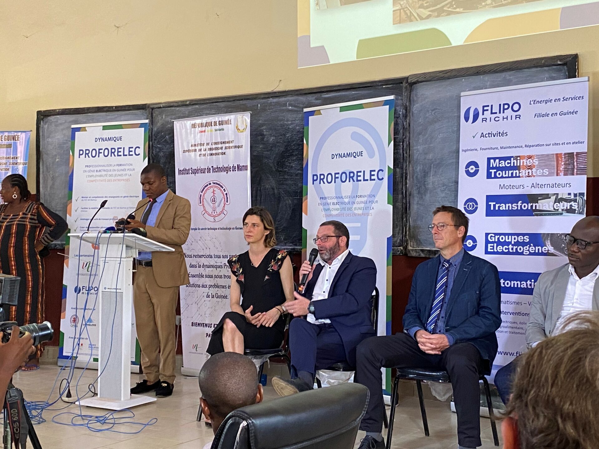 inauguration de la salle de travaux pratique à l’IST de Mamou