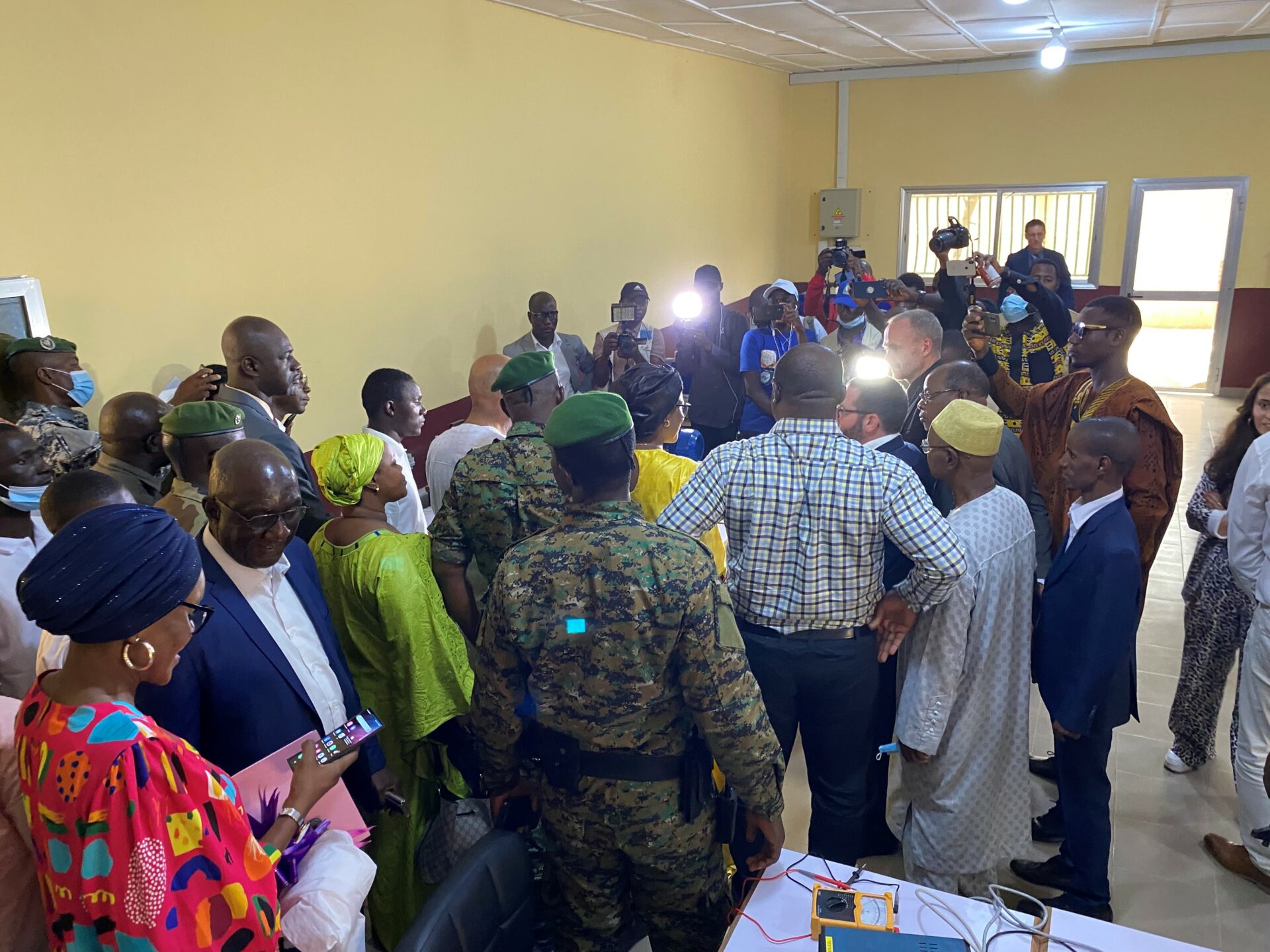 inauguration de la salle de travaux pratique à l’IST de Mamou